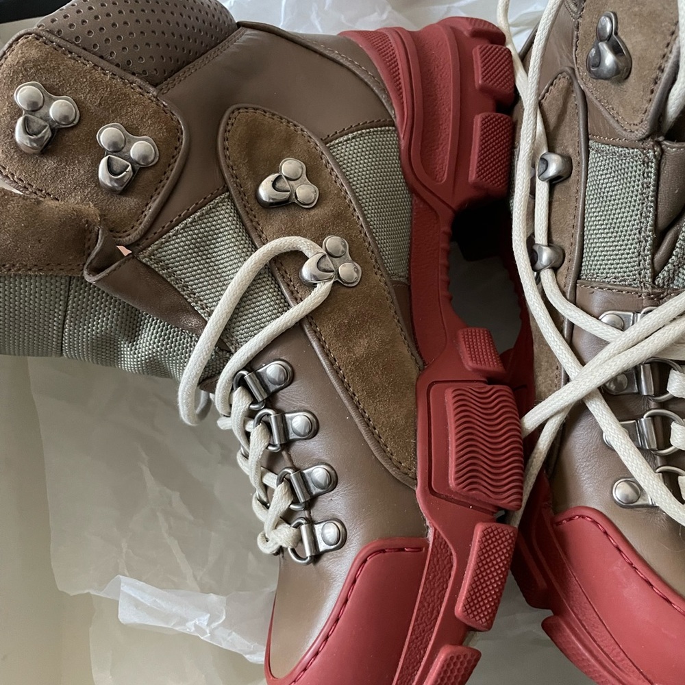 Gucci combat boots
